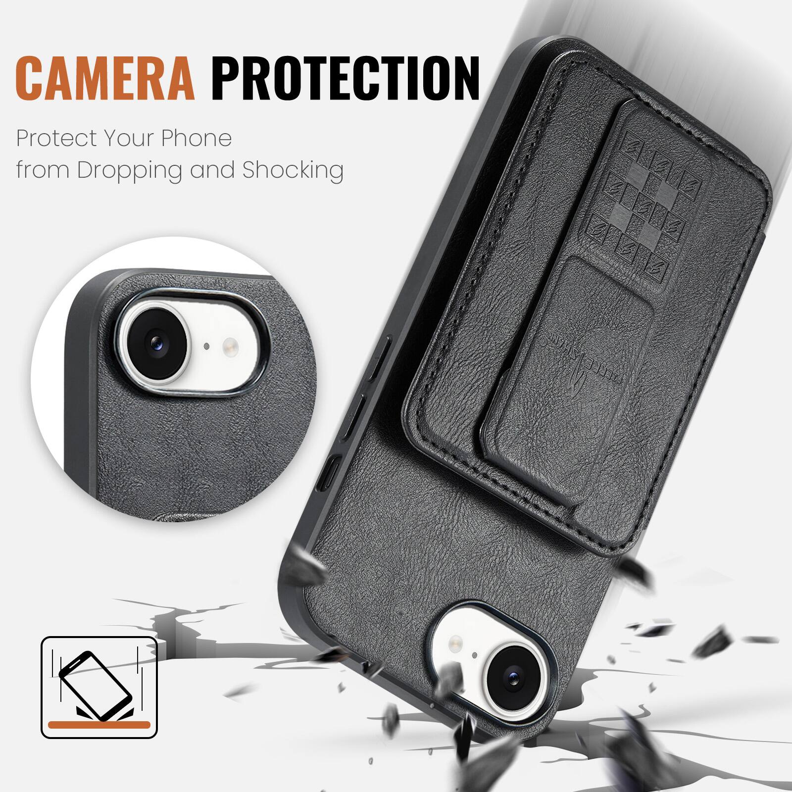 CAMERA PROTECTION  
Protect Your Phone from Dropping and Shocking