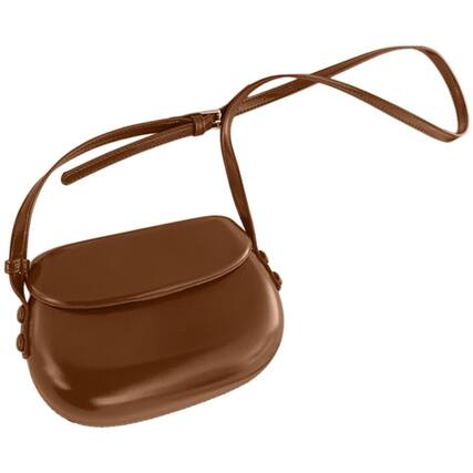 Front. Auledio - Vintage PU Shoulder Bag, Magnetic Clutch Purse, Luxury Elegant Phone Bags Valentines Day Gift,Brown - Brown.