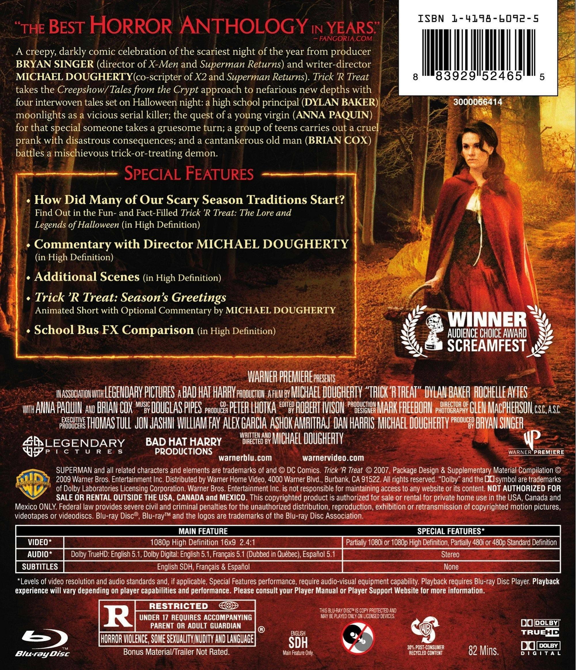 Angle. Trick 'R Treat (Blu-ray New Box Art) [Blu-ray].