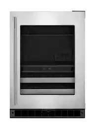 Black Cabinet/Stainless Steel Doors