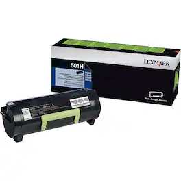 Lexmark - Unison 501H Toner Cartridge - Laser - High Yield - 5000 Pages - 1 Each - Black