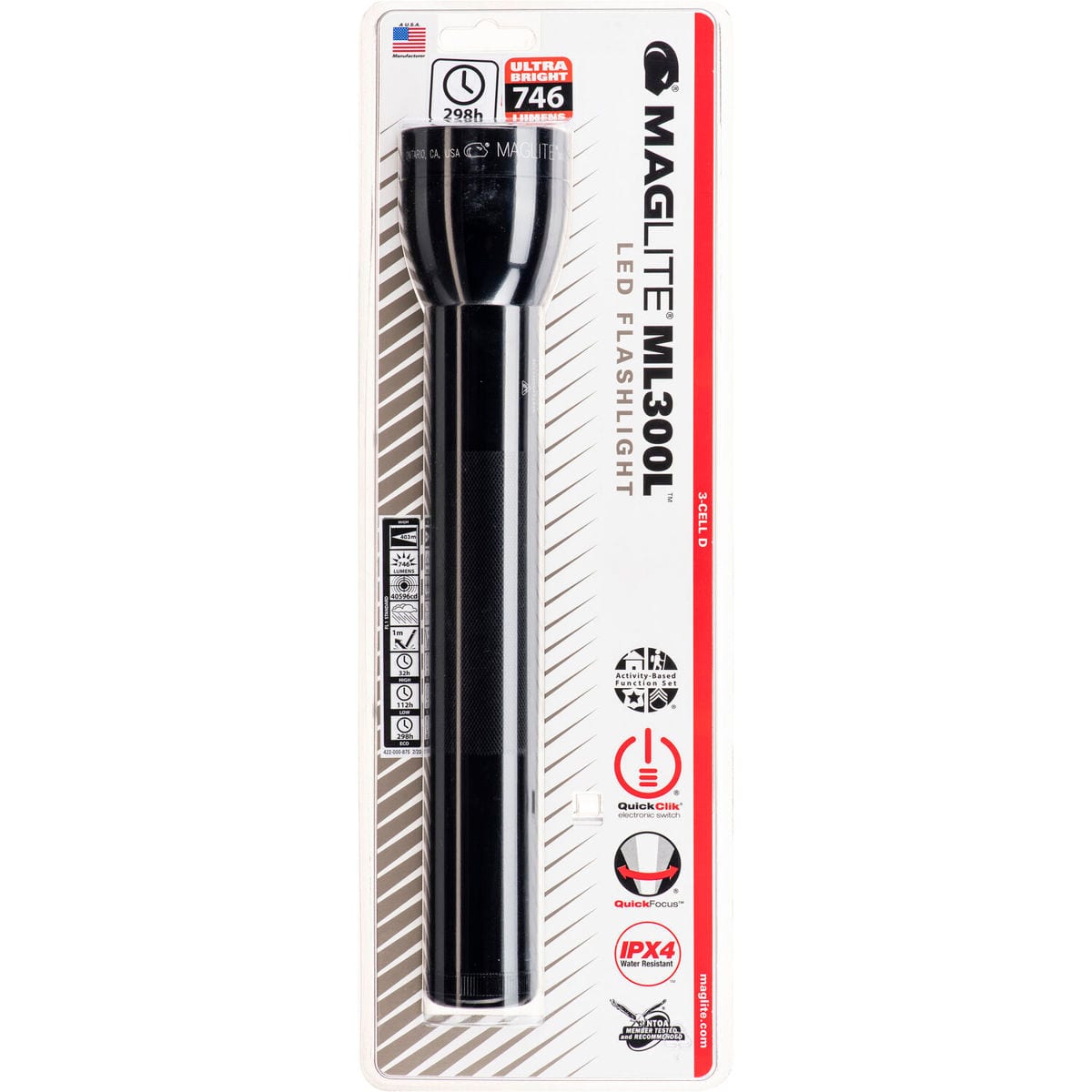 3 cell rechargeable flashlight Maglite ML25LT-S3096 LED 3-Cell C Gray Maglite ML50L LED C Radiant 3-in-1 Mini Flashlight