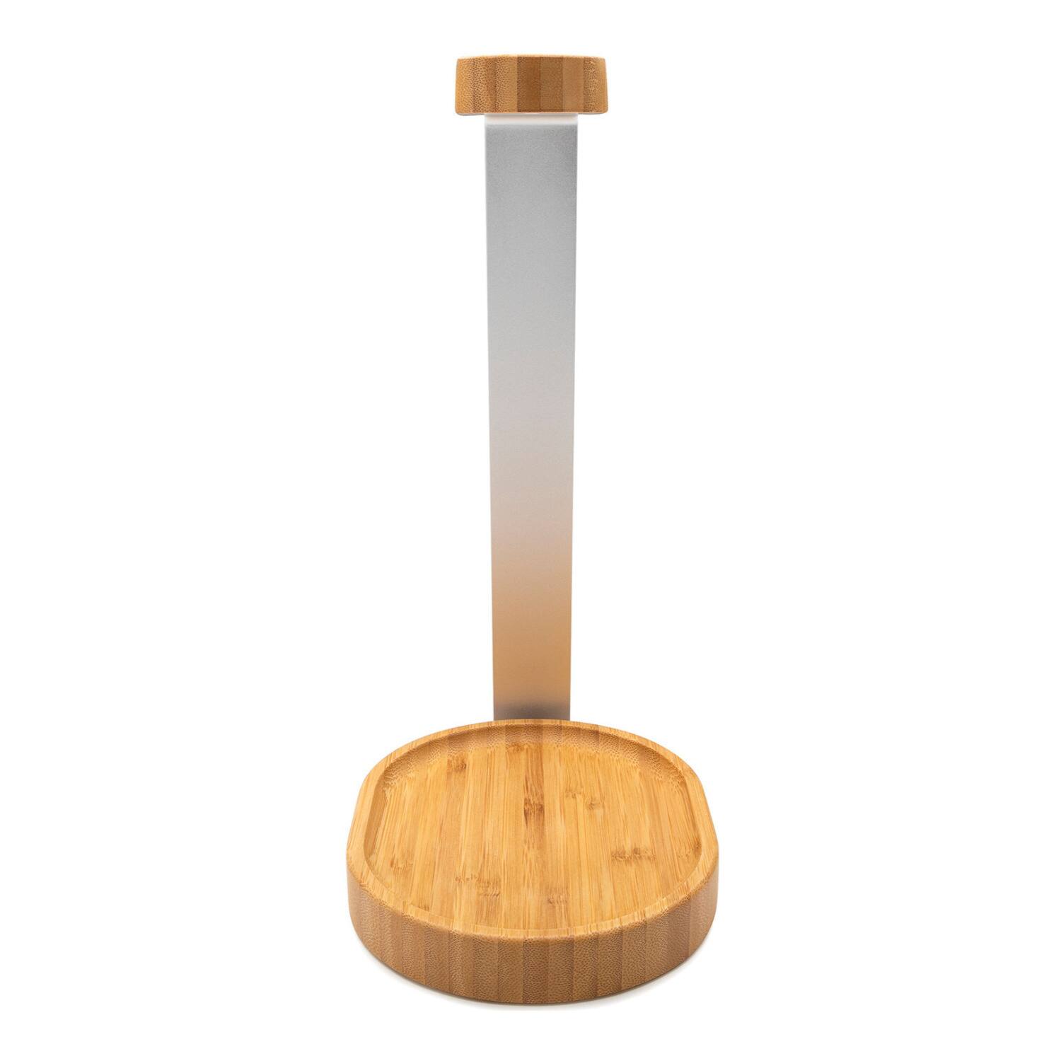 Back. Knox - Knox Gear Wooden Headphone Stand (Bamboo Brown) - Brown.