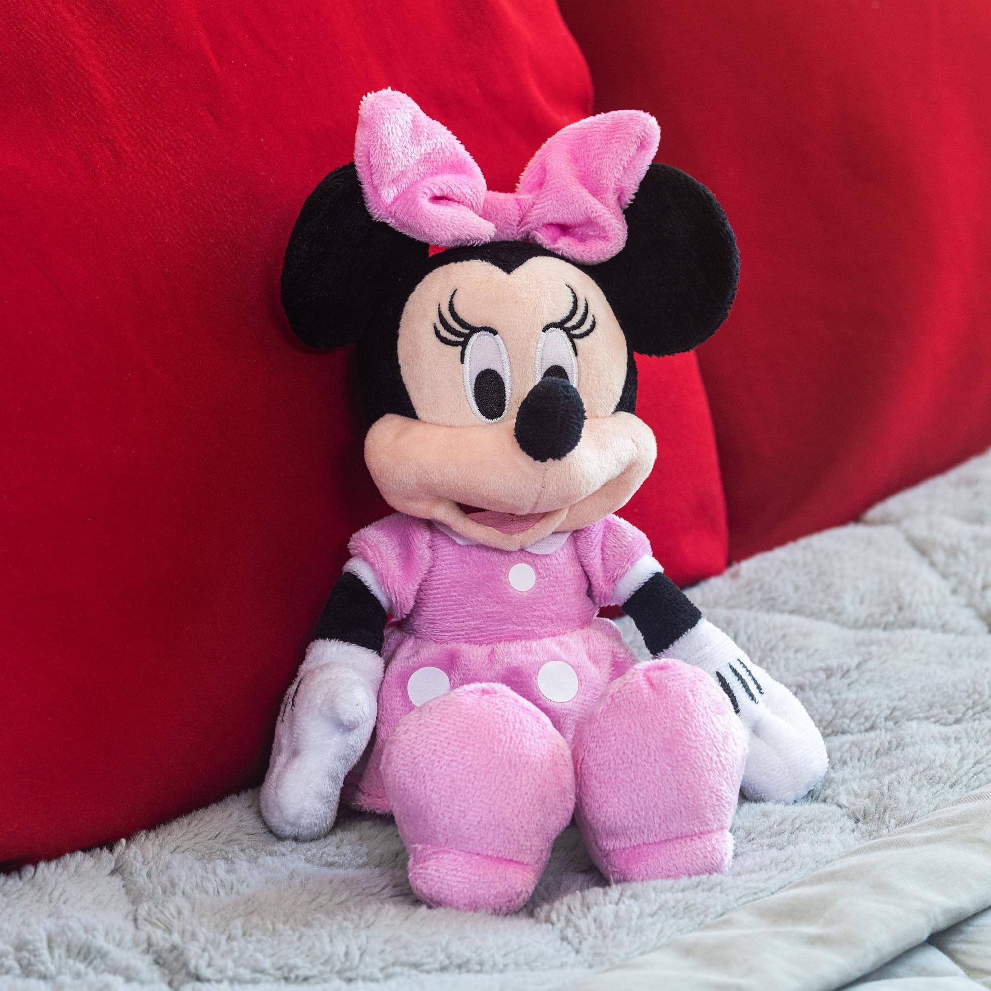 Alt View 4. Disney - Disney Minnie Mouse 11 inch Child Plush Toy Stuffed Character Doll in Pink Dress - Pink.