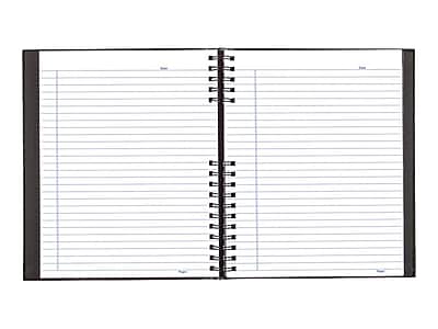Alt View 2. Blueline - Blueline NotePro 1-Subject Professional Notebooks, 8.5" x 10.75", College Ruled, 150 Sheets, Black (A10300.BLK) - Black.