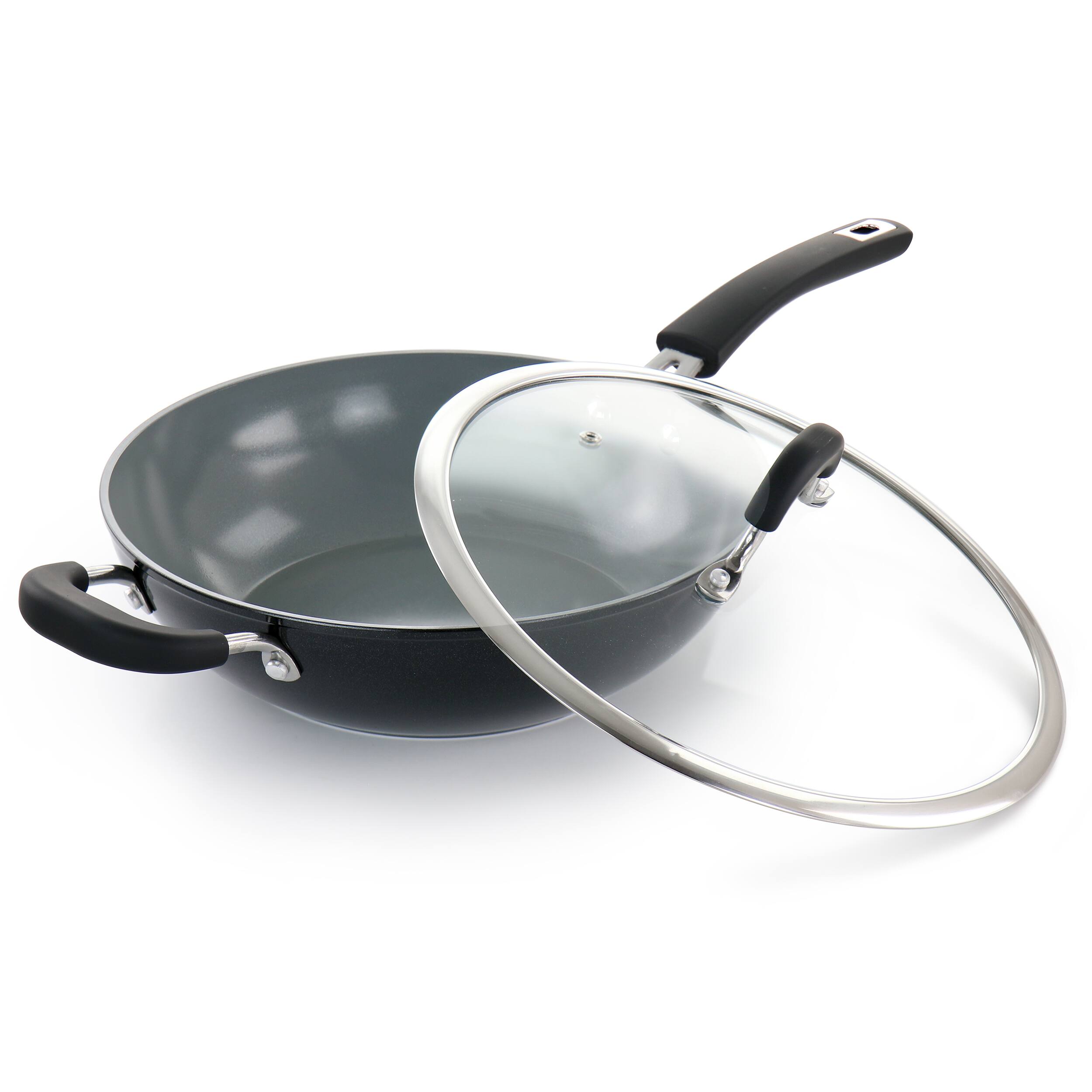 Kenmore Arlington Nonstick Aluminum Wok - Thumbnail 2