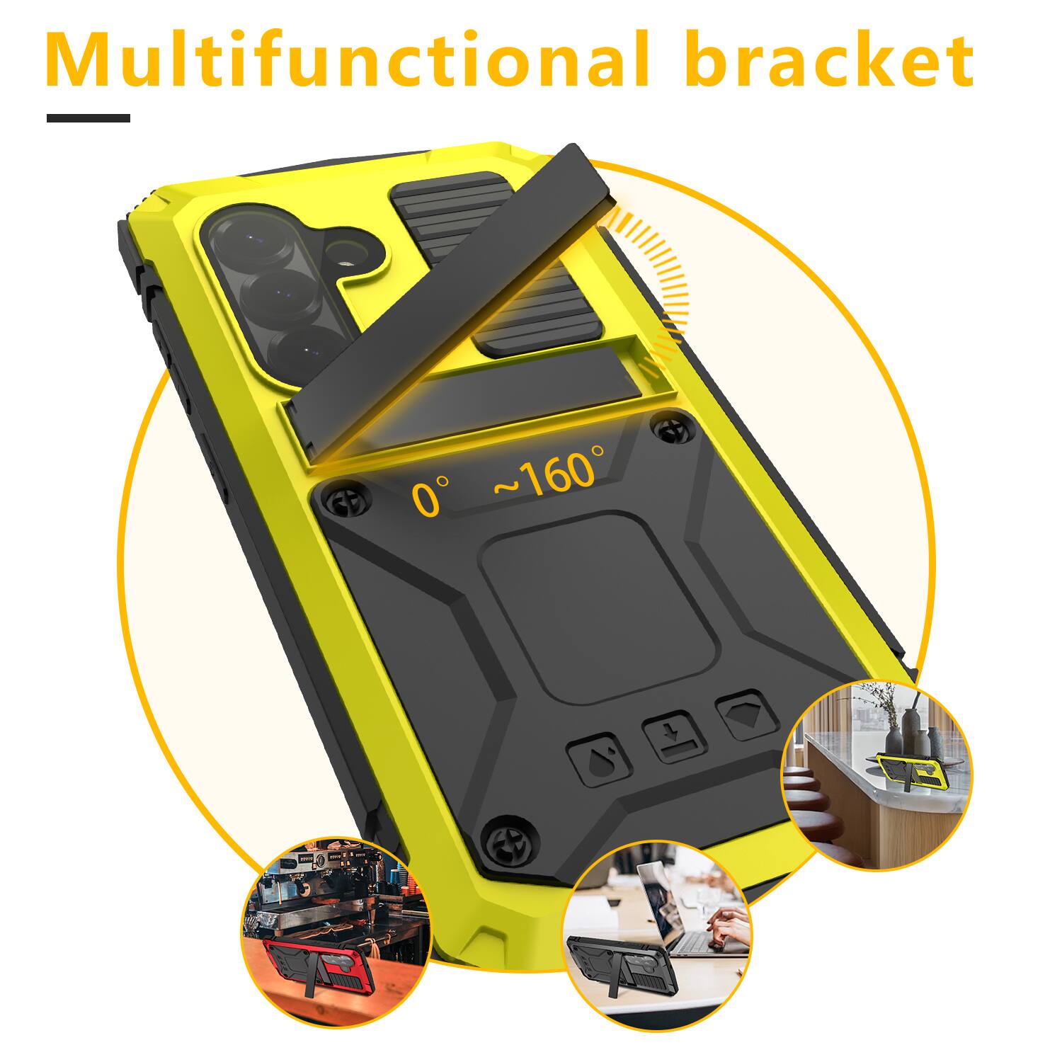 Multifunctional bracket 0° ~ 160°