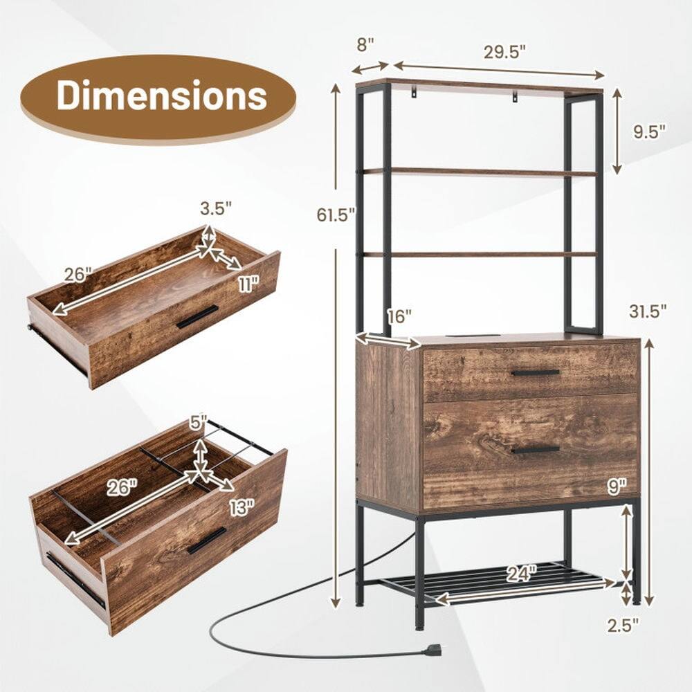 Dimensions:  
- 8"  
- 29.5"  
- 9.5"  
- 3.5"  
- 61.5"  
- 26"  
- 11"  
- 16"  
- 31.5"  
- 5"  
- 26"  
- 13"  
- 9"  
- 24"  
- 2.5"