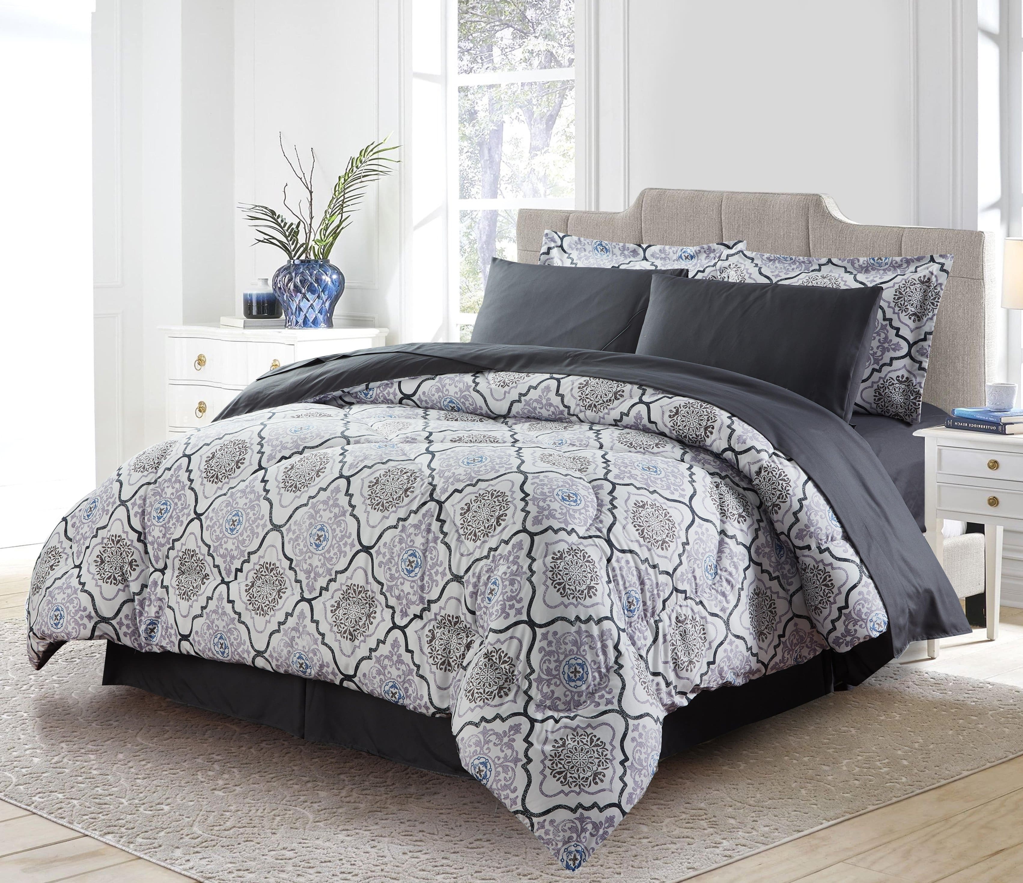 Bibb Home - 8 Piece Down Alternative Bed in a Bag Set - Verona price history on PriceWatchPro