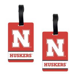 WinCraft - Nebraska Huskers Luggage Tag 2-Pack - Multicolor
