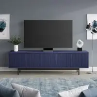 Camden&Wells - Dina TV Stand for Most TVs up to 75" - Blue - Front_Zoom
