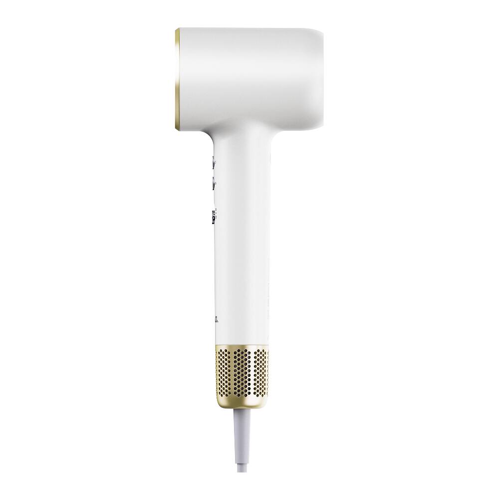 Angle. Mera - Bi - Ionic High Speed Hair Dryer - Gold White.