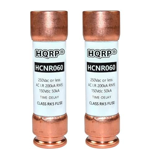 HQRP - 60 Amp 250 V RK5 Dual Element Time-Delay Fuse 2-Pack for Bussmann FRN-R-60