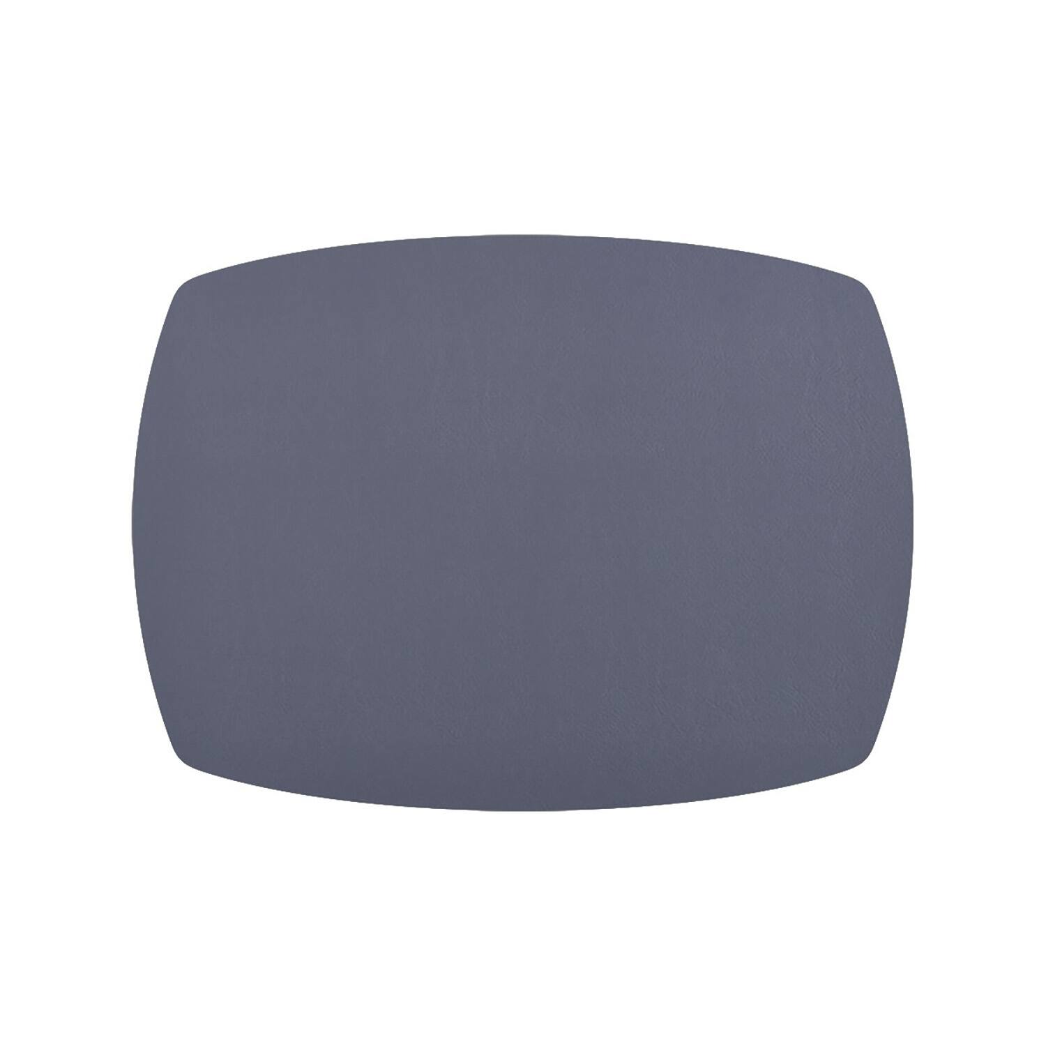 Front. Frieling - Davanti by  Mattola Placemats Set of 6, Rectangle Plus, 14 x 18 Inch Indoor Outdoor Table Placemats, Stone Marine - Stone Marine.