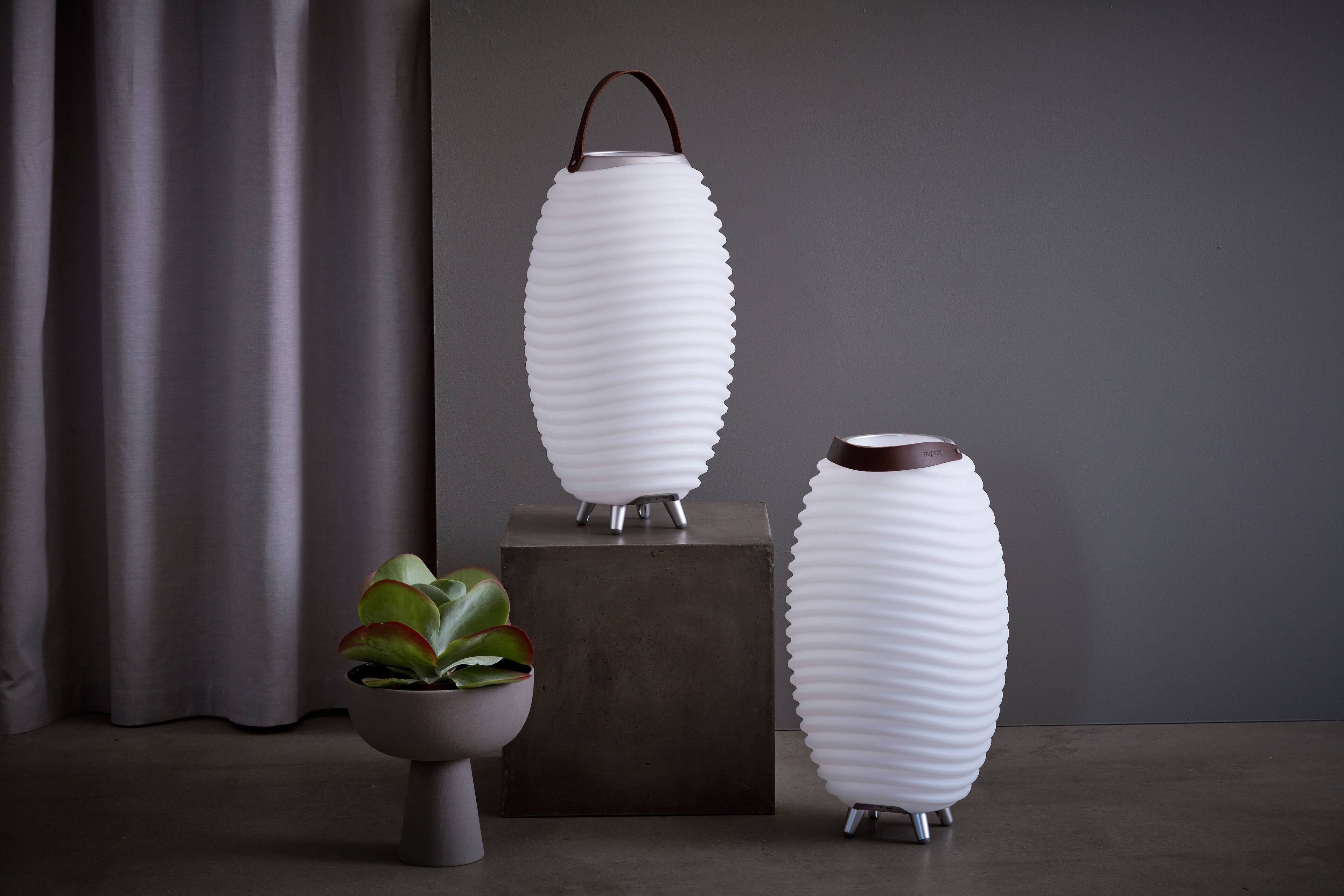 Alt View 10. Kooduu - Synergy 50 Lamp, Cordless rechargeable indoor/outdoor speaker Lamp.