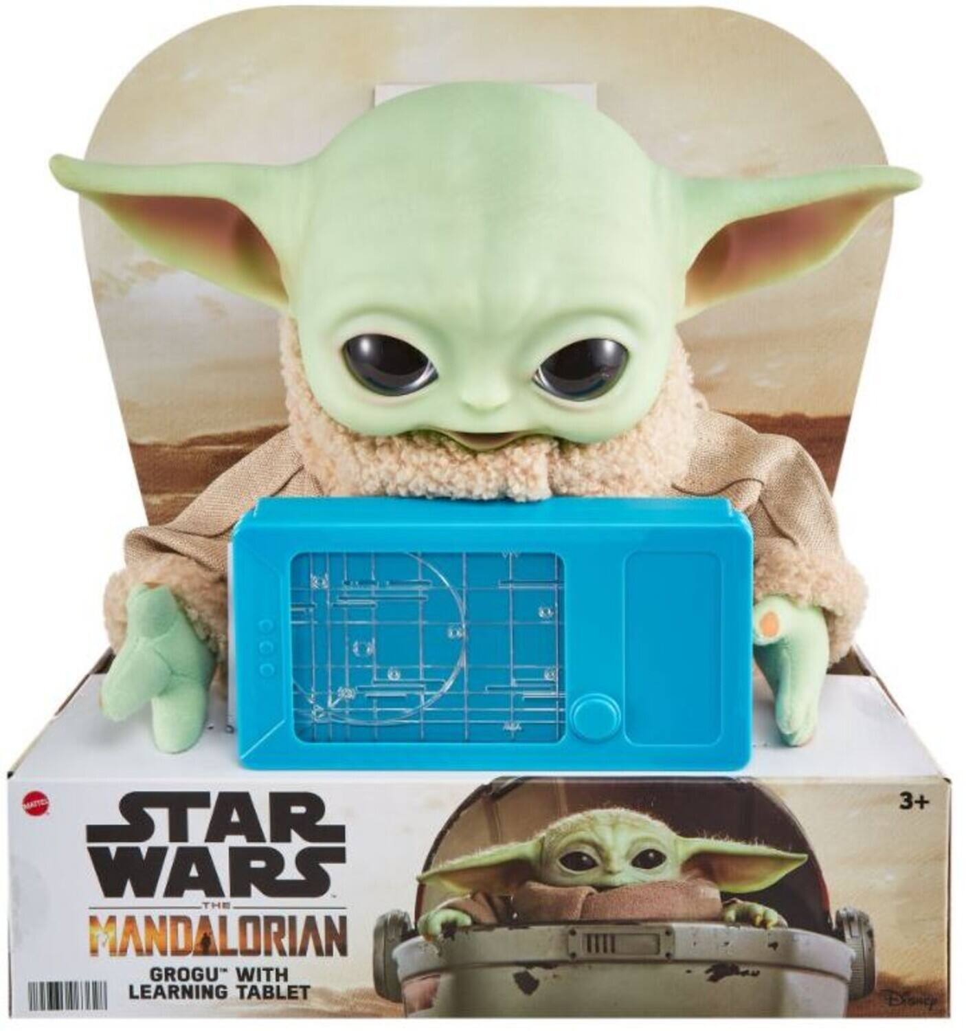 STAR WARS  
THE MANDALORIAN  
GROGU WITH LEARNING TABLET  
3+