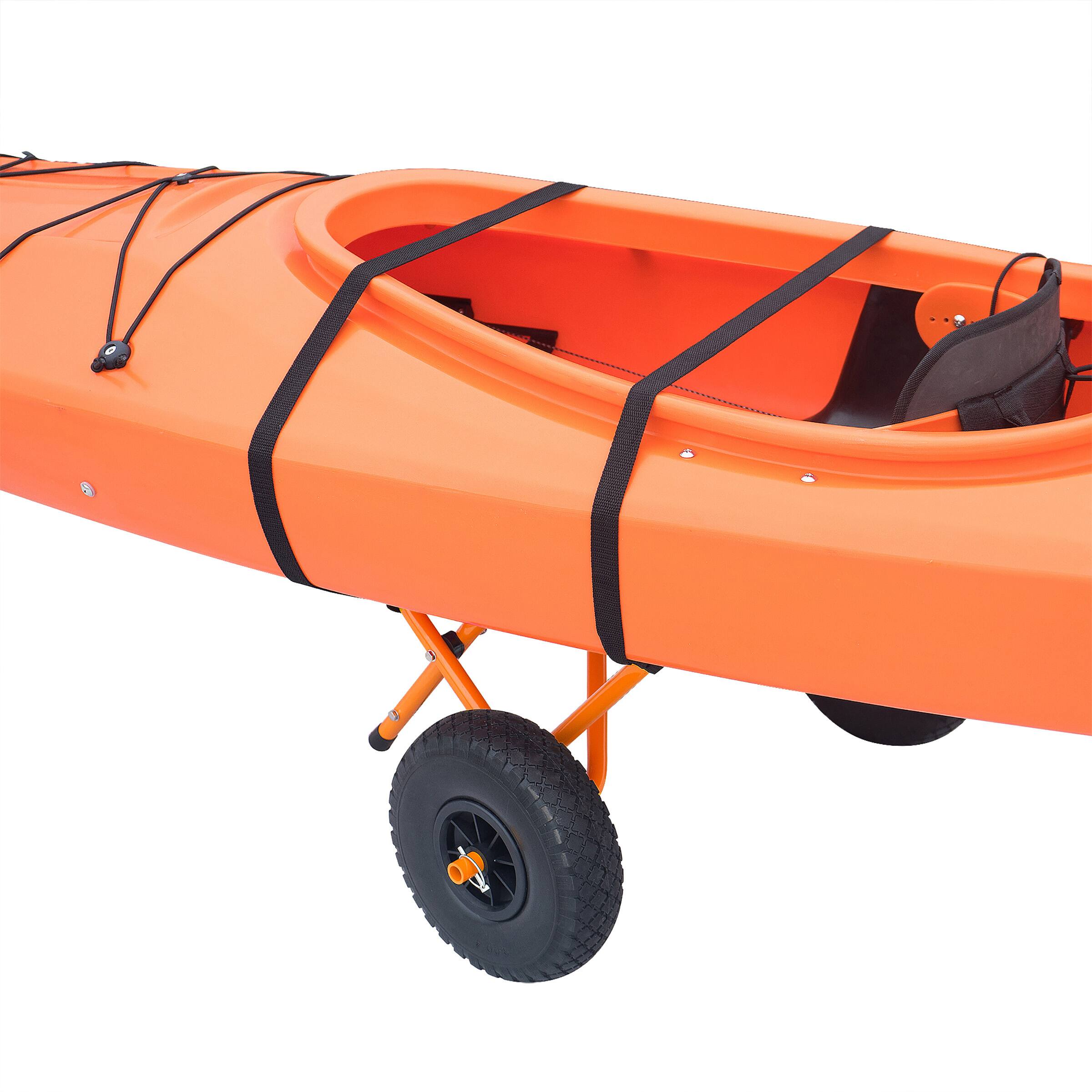 Alt View 5. RAD Sportz - 150lbs Capacity Kayak Pull Cart - Orange.
