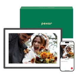 pexar - Lexar 10.1″ WiFi Digital Picture Frame - Anti-Glare Touch Stunning Screen - 32GB Storage Easy App Sharing