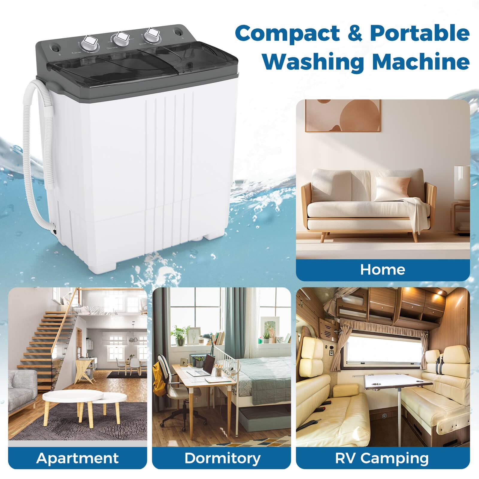 Compact & Portable Washing Machine

Home

Apartment

Dormitory

RV Camping
