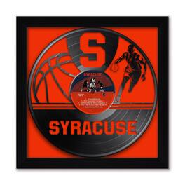Sporticulture - Syracuse Framed 13" x 13" Vinyl Record Art Print - Orange