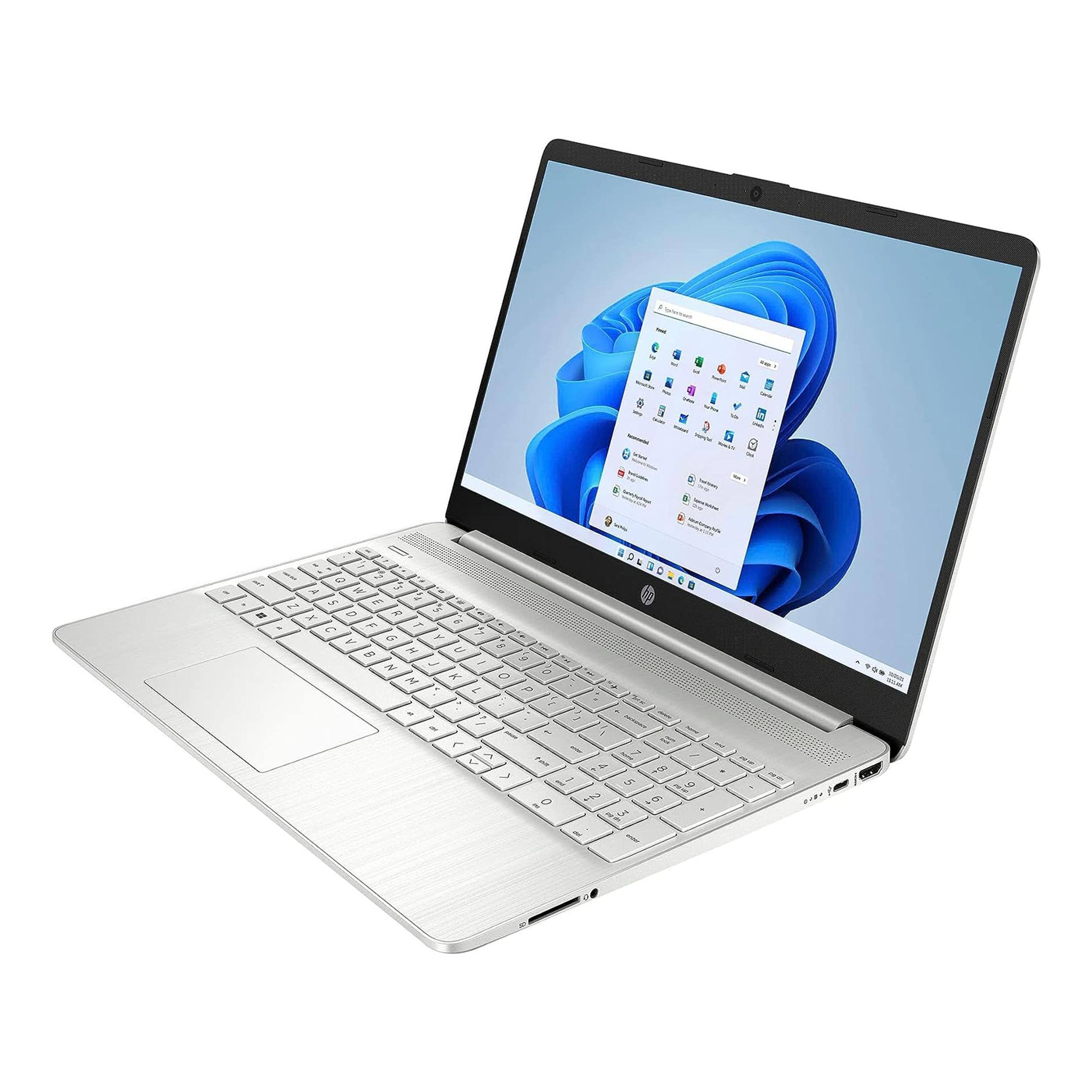 Alt View 2. HP - HP 15-dy2795wm 6M0Z7UA 15.6" FHD Screen Laptop,Intel Core i5-1135G7,8GB RAM,256GB SSD,Windows 11 Home,Natural Silver - Natural Silver.