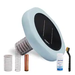 Winado - Copper Solar Pool Lonizer Cleaner, Maintain Pool Water Clarity with Less Reliance on Chlorine for Indoor Outdoor Pools - Light Green