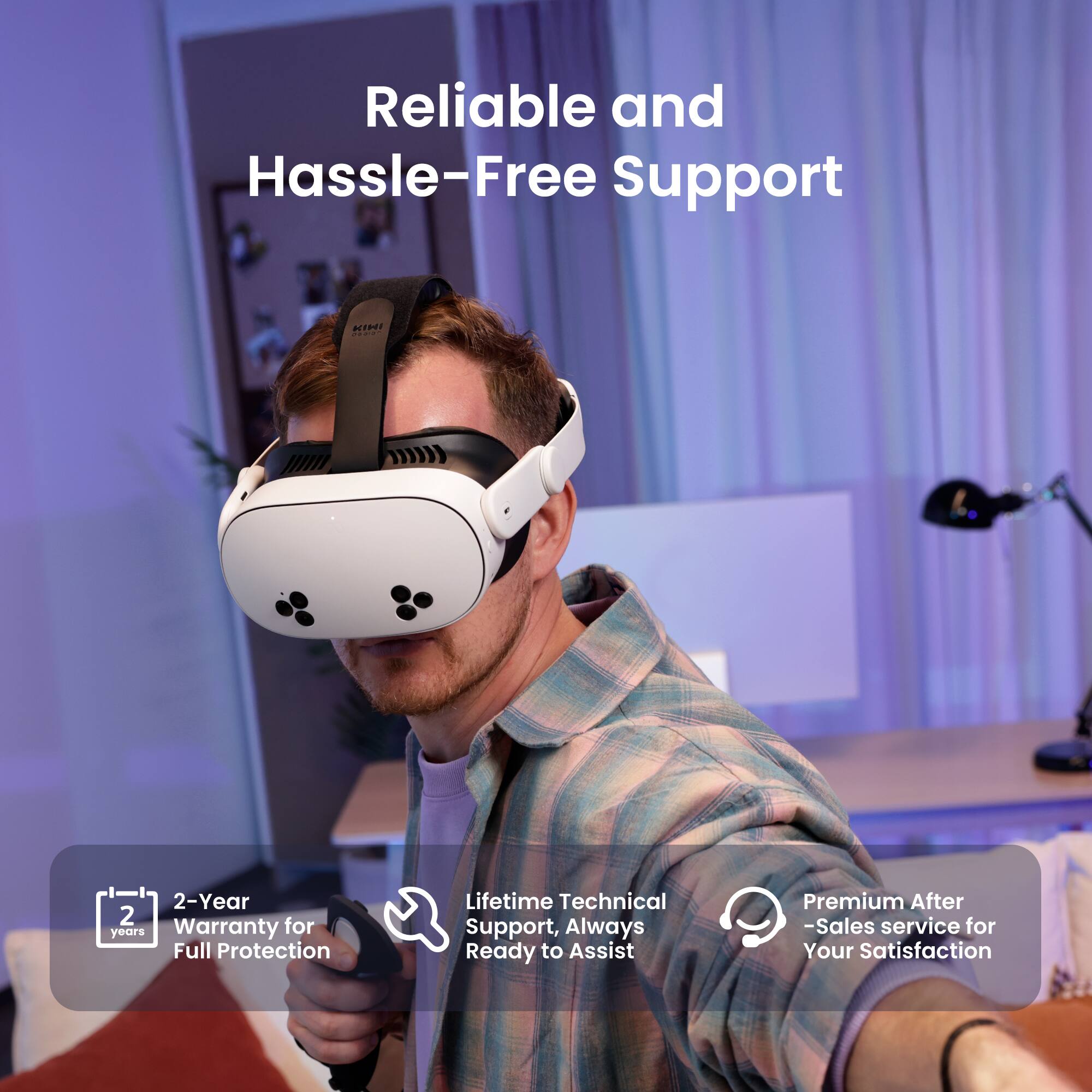 Reliable and Hassle-Free Support: 2-Year Warranty, Full Protection, Lifetime Technical Support, Always Ready to Assist, Premium After-Sales Service for Your Satisfaction.