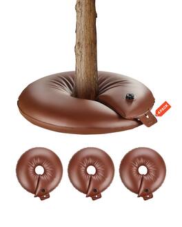 VEVOR - Tree Watering Rings, 4 Pcs 16 Gallons Tree Watering Bags, 6-9 Hours Slow Release, Refillable Planting Water Bags - Brown
