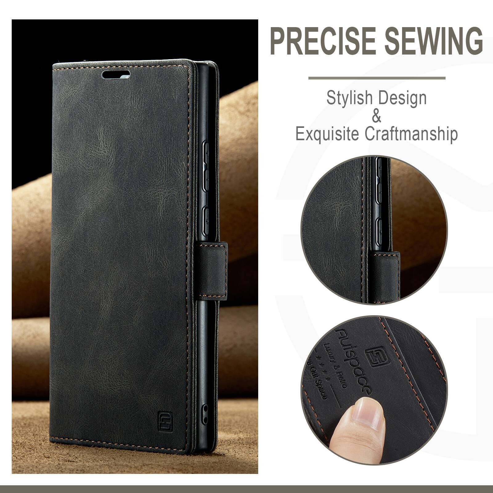 PRECISE SEWING  
Stylish Design & Exquisite Craftsmanship  
Luxury Auispace & LT Out Space Retro