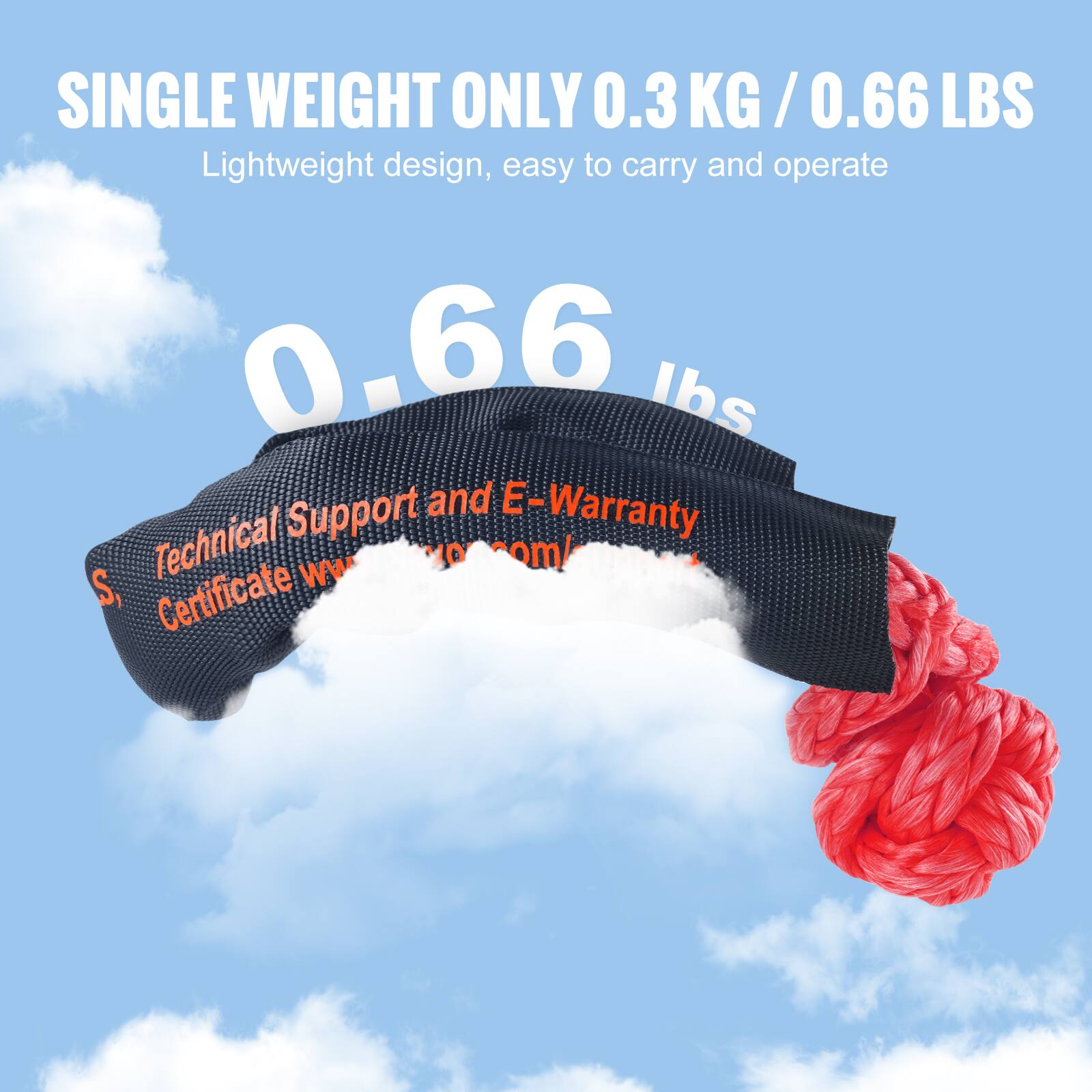 SINGLE WEIGHT ONLY 0.3 KG / 0.66 LBS  
Lightweight design, easy to carry and operate  

0.66 lbs  

Technical Support and E-Warranty Certificate www.yo.com