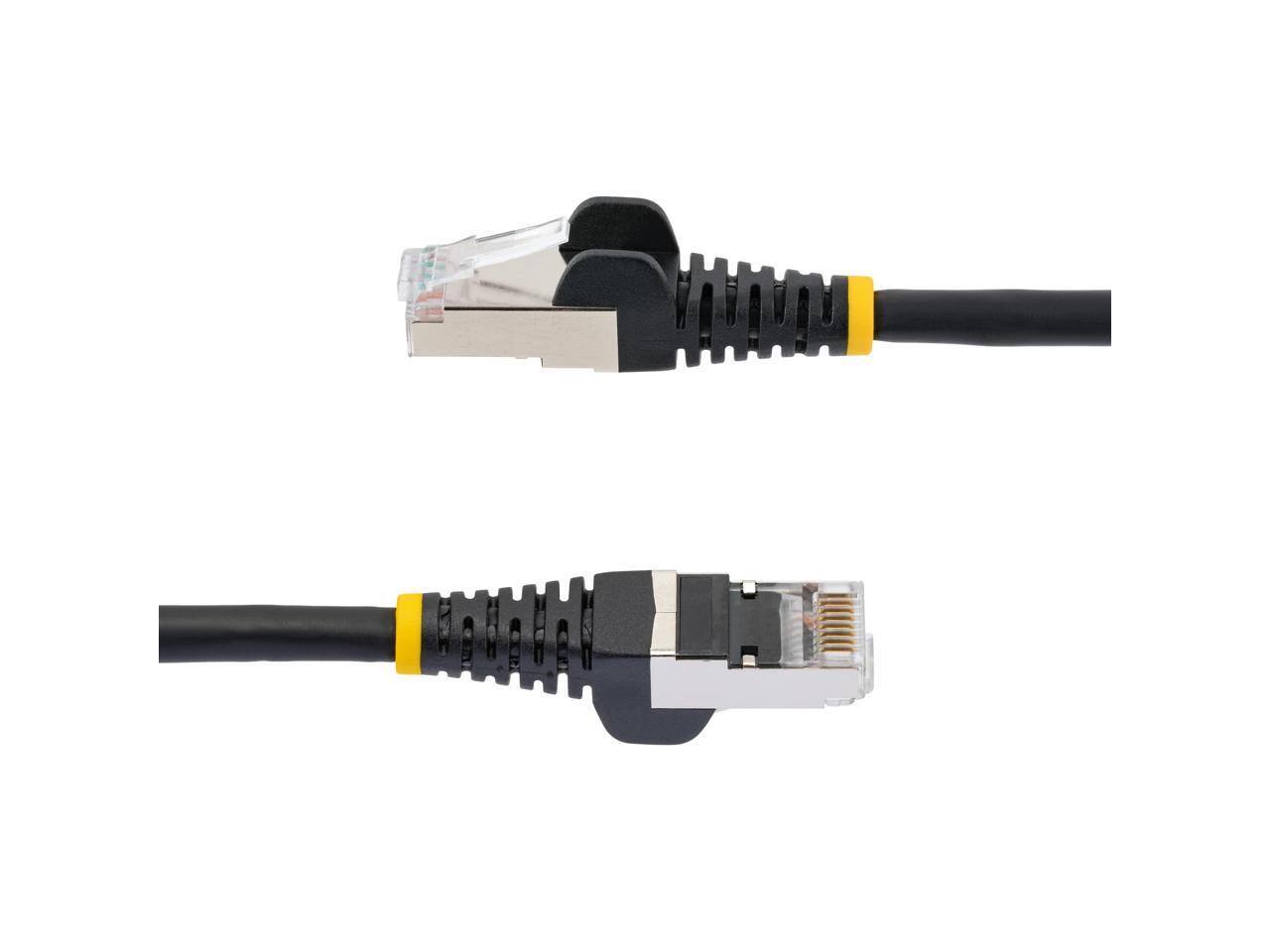 Alt View 3. StarTech.com - StarTech 50ft CAT6a Ethernet Cable, 10GbE, 100W PoE++, Shielded, LSZH, 27AWG, 500MHz, Black.