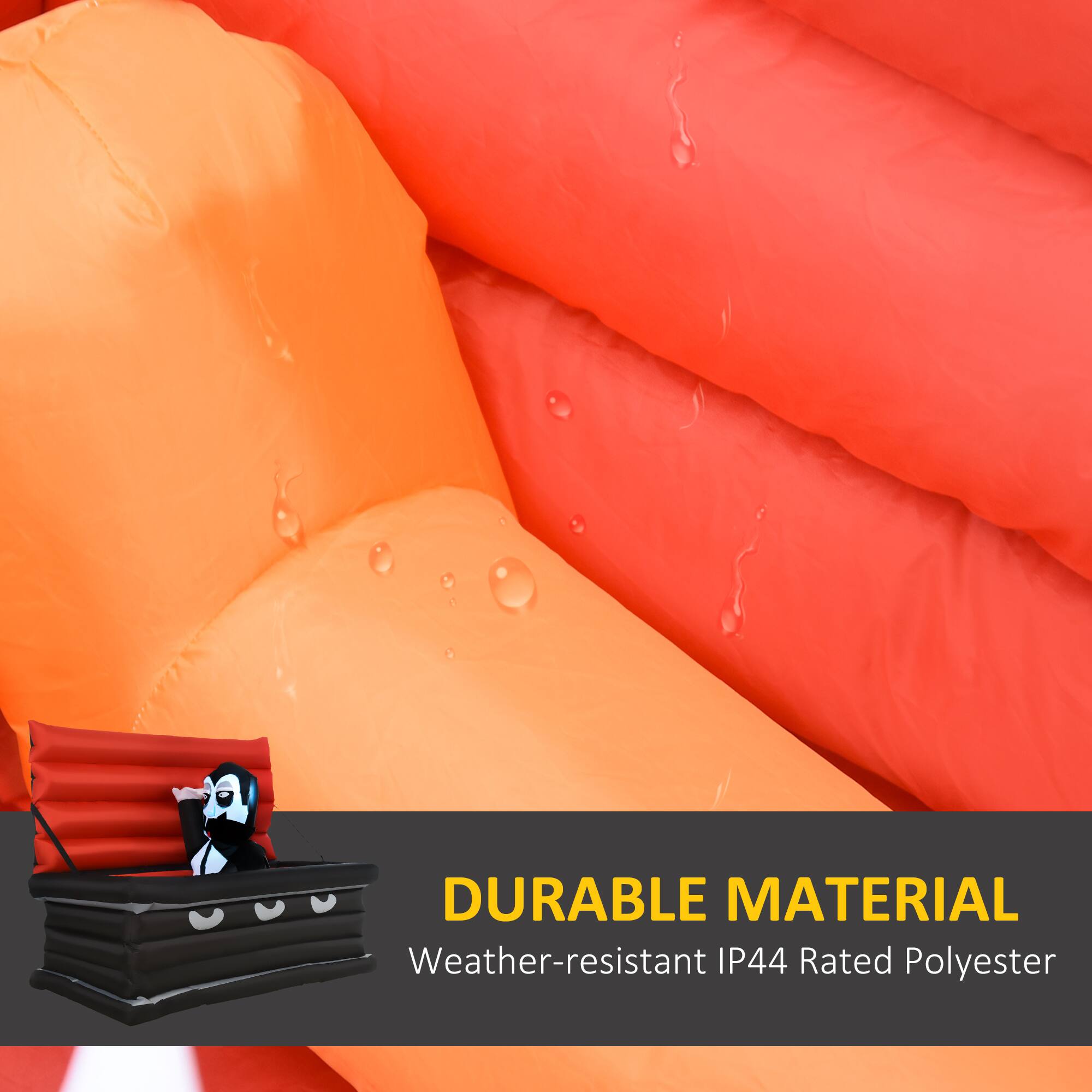 DURABLE MATERIAL  
Weather-resistant IP44 Rated Polyester