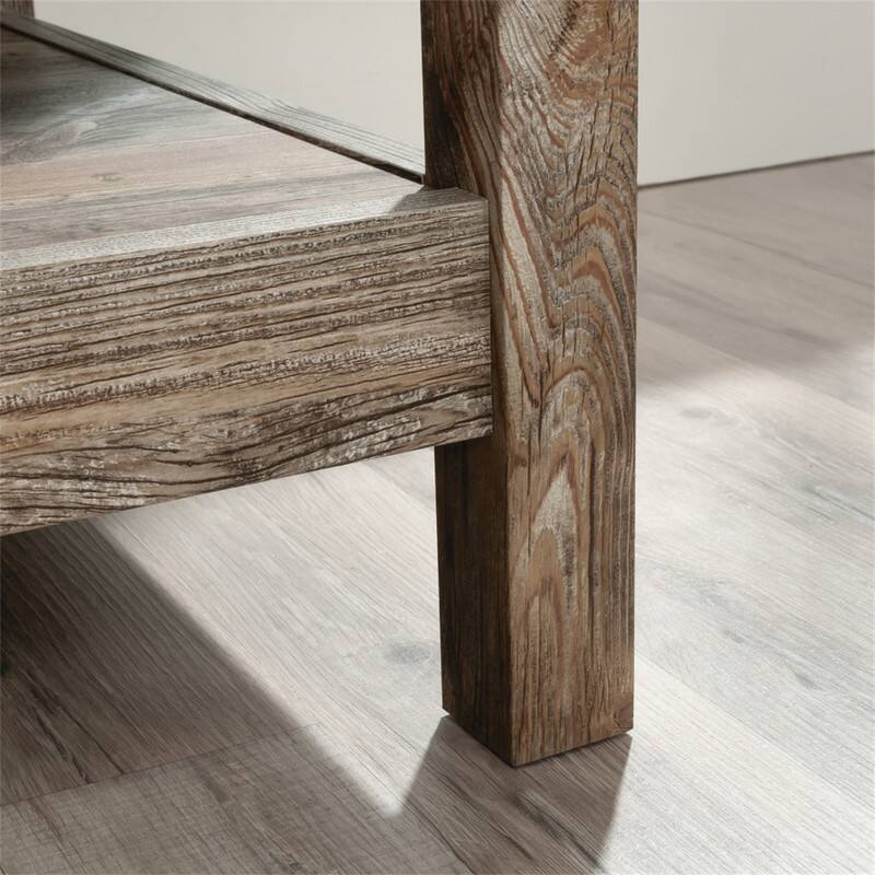 Alt View 4. HTUTWOO - Lateral File Cabinet - 1-2 Drawers, Open Storage Space, Full Extension Slides, Coastal Style, 32.44"L[Assembly Required] - Brown.