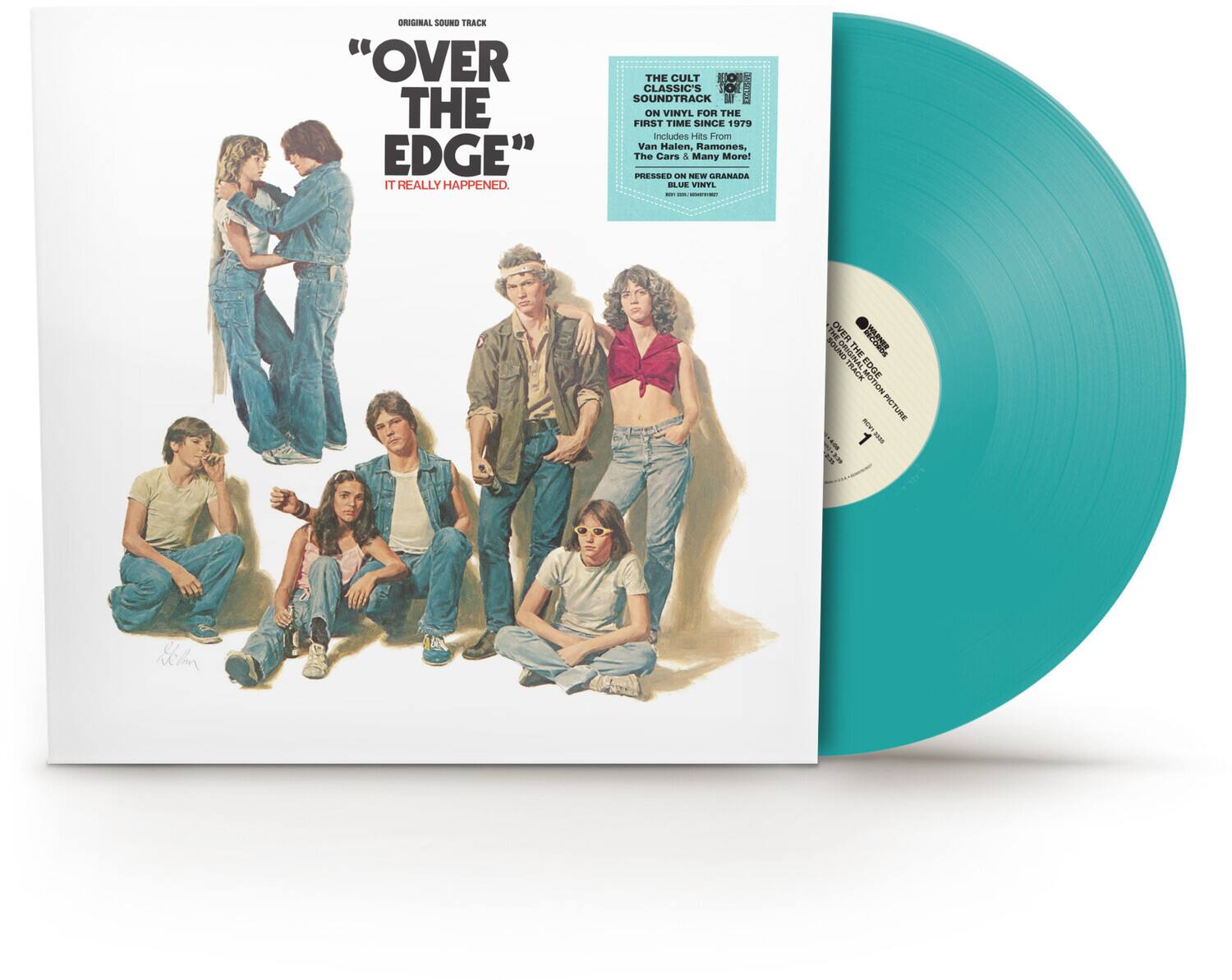 Original Sound Track "Over The Edge" It Really Happened. The Cult Classic's Soundtrack On Vinyl For The First Time Since 1979 Includes He's From Van Halen, Ramones, The Cars & Many More! Pressed On New Granada Blue Vinyl.