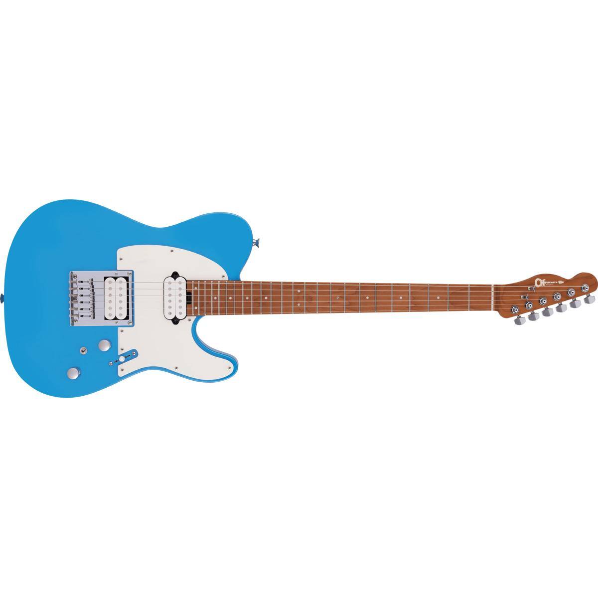 Alt View 1. Charvel - Charvel Pro-Mod So-Cal Style 2 24 HH HT CM Electric Guitar, Caramelized Fingerboard, Robin's Egg Blue.