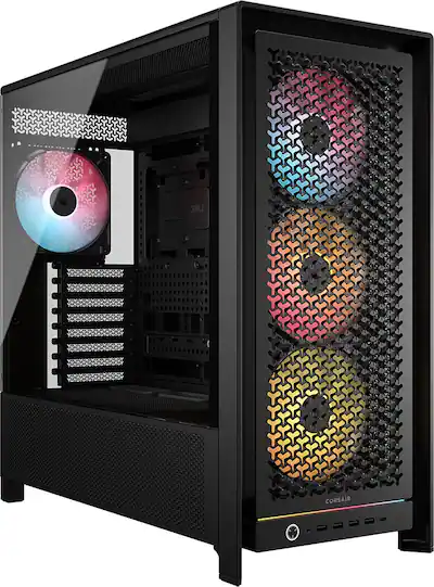 CORSAIR 5000D RS ARGB Mid Tower Modular PC Case Black CC-9011309 CORSAIR 5000D RS ARGB Mid Tower Modular PC Case Black CC-9011309