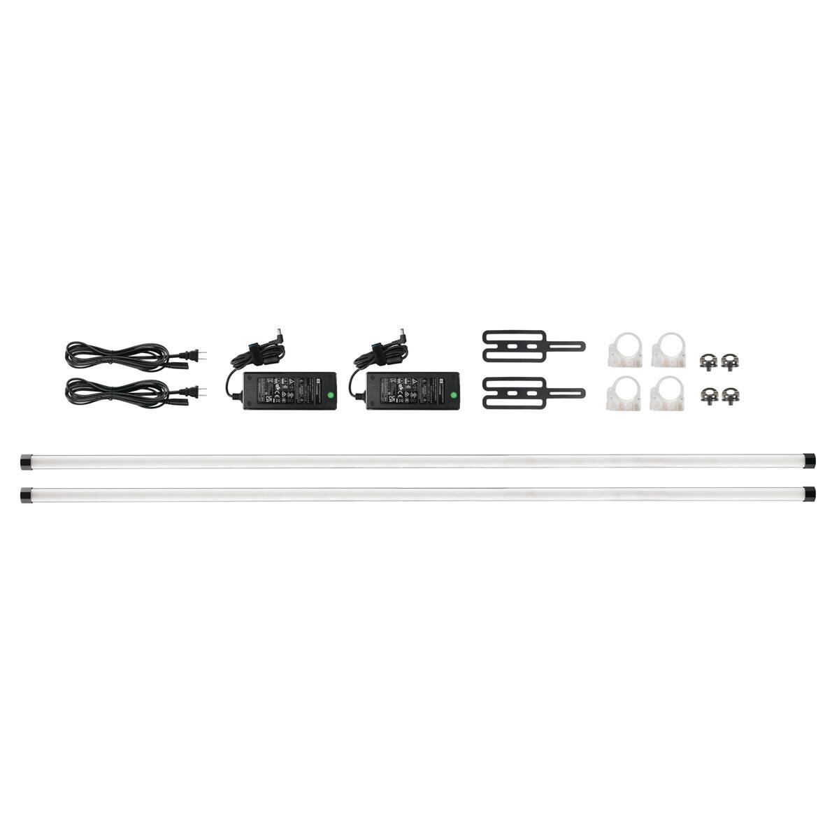 Alt View 1. NANLITE - Nanlite PavoTube II 60XR 8' 106W RGBWW Pixel Tube 2-Light Kit,Built-In CRMX.