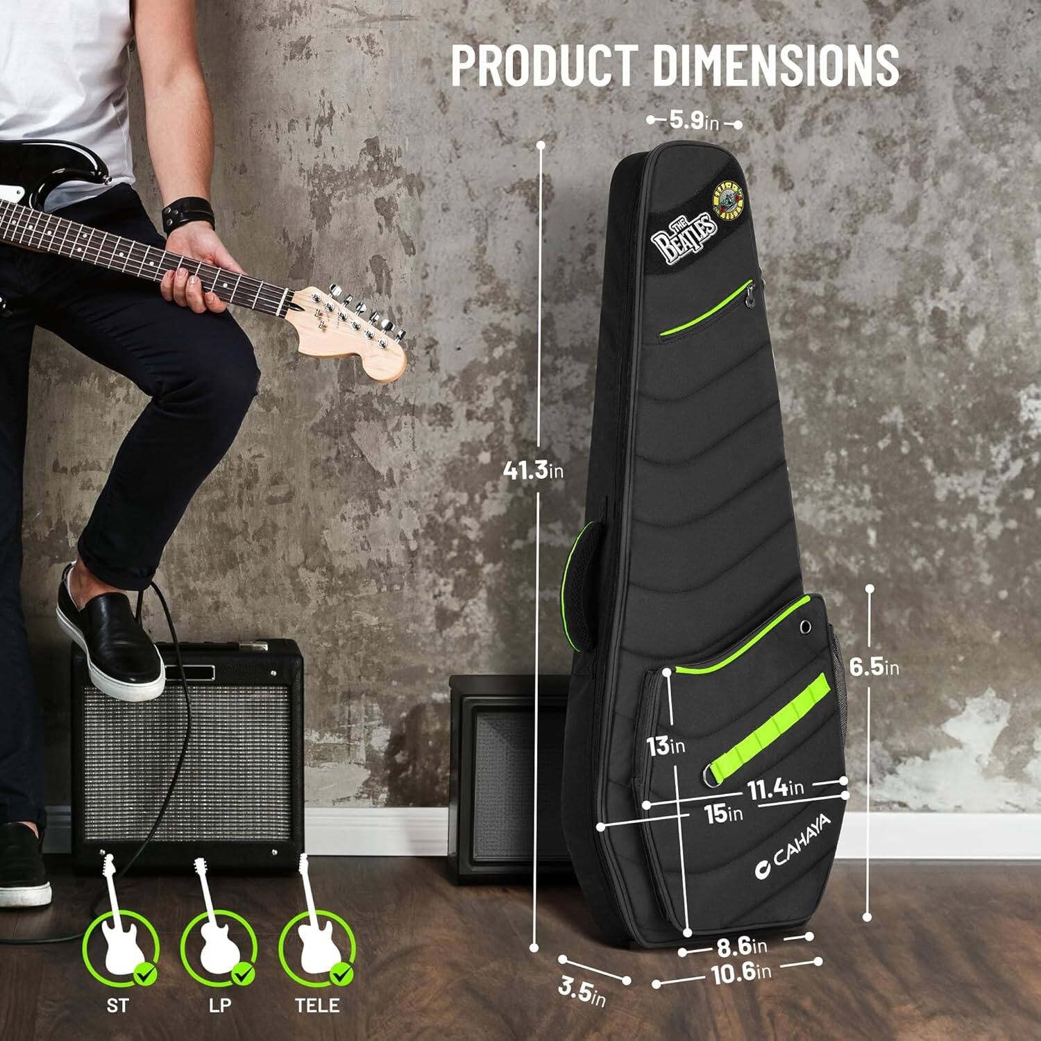 PRODUCT DIMENSIONS  
5.9in  
41.3in  
6.5in  
13in  
11.4in  
15in  
CAHAYA  
ST  
LP  
TELE  
3.5in  
8.6in  
10.6in