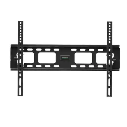 Front. Stock Preferred - Slim Flat TV Wall Mount Bracket with Tilt for 32–70 Inch LCD/LED TVs - Black.