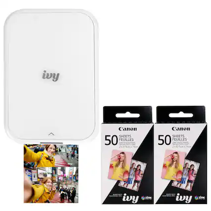 Canon SHEETS 50 FEUILLES ZINK PHOTO PAPER 2x3" 7.6cm x 5cm 76cm
Canon SHEETS 50 FEUILLES ZINK PHOTO PAPER 2x3" 7.6cm x 5cm 76cm