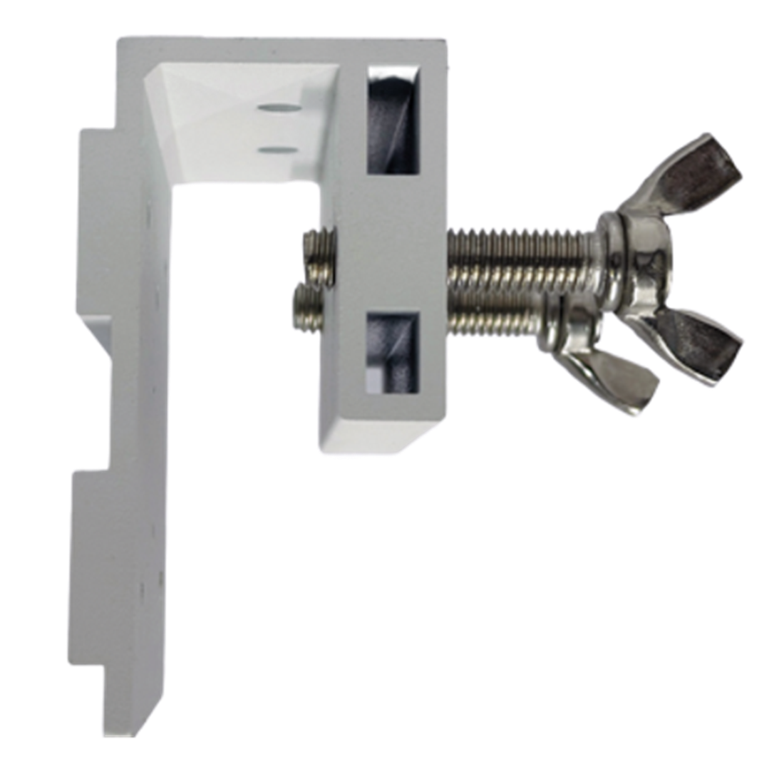 Alt View 11. Swann - Outdoor Gutter / Fence Mount for Swann Wire-Free Cameras & Solar Panels - White.