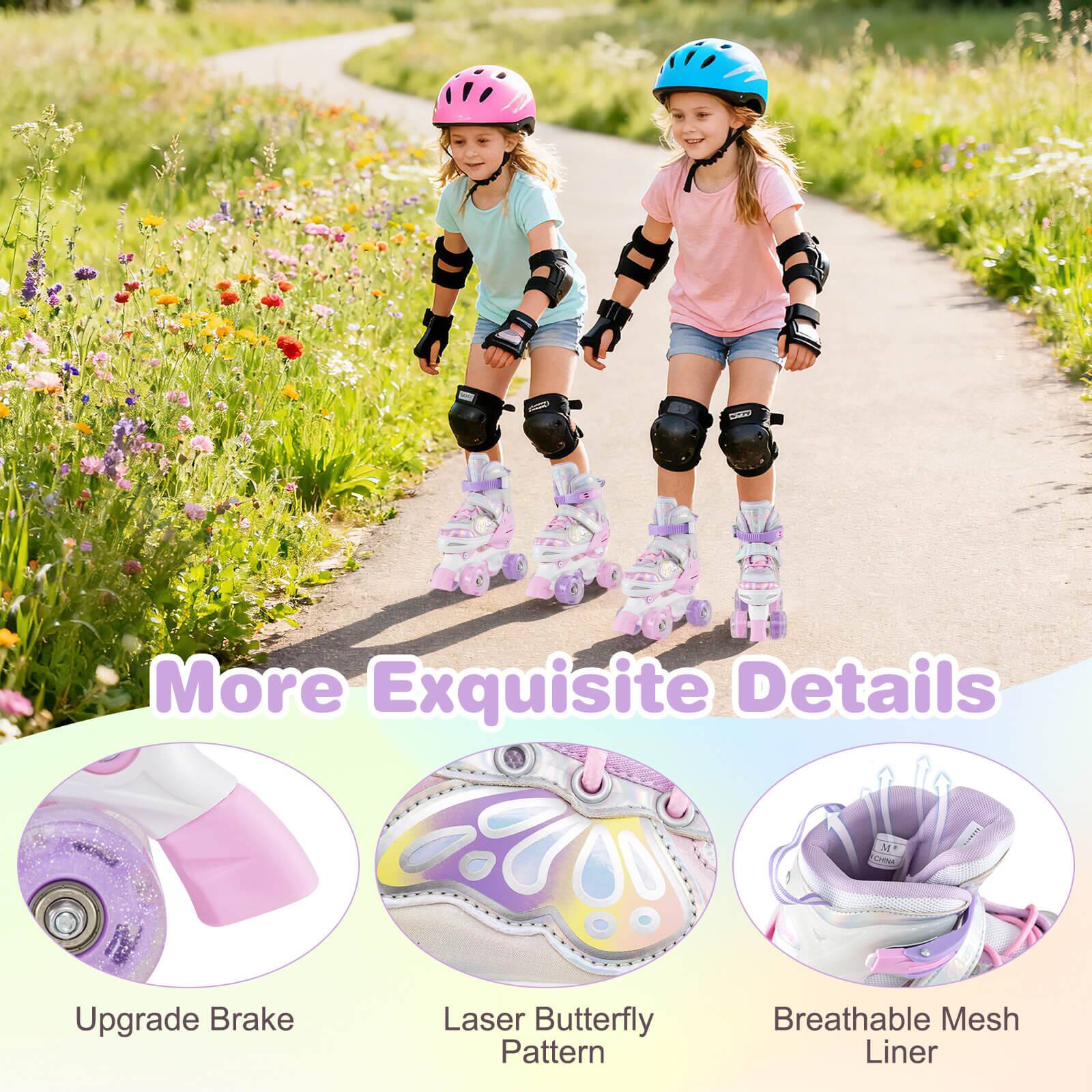 More Exquisite Details

- Upgrade Brake
- Laser Butterfly Pattern
- Breathable Mesh Liner