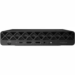 HP - ProDesk 4 G1i Mini Desktop PC - Intel Core Ultra 5 235T 16GB 256GB Solid State Drive - Jack Black