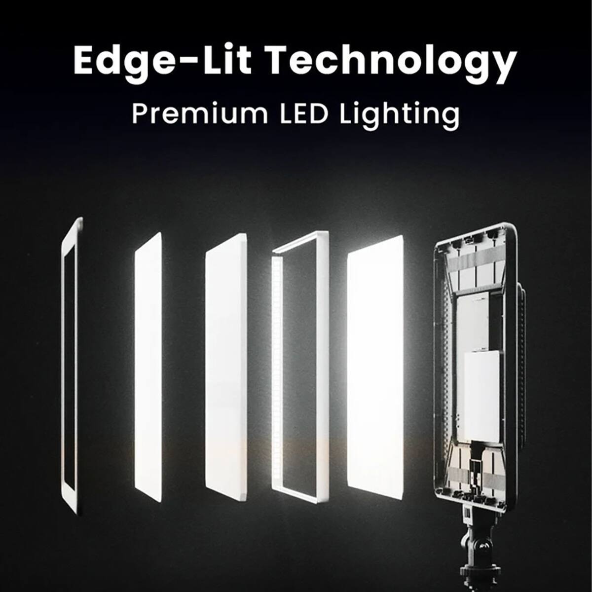 Edge-Lit Technology  
Premium LED Lighting