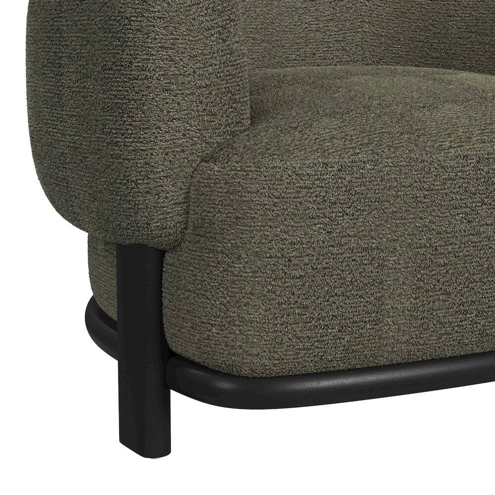 Back. Picket House Furnishings - Andalusia Chair in Penny Spanish Moss - Brushed Espresso.