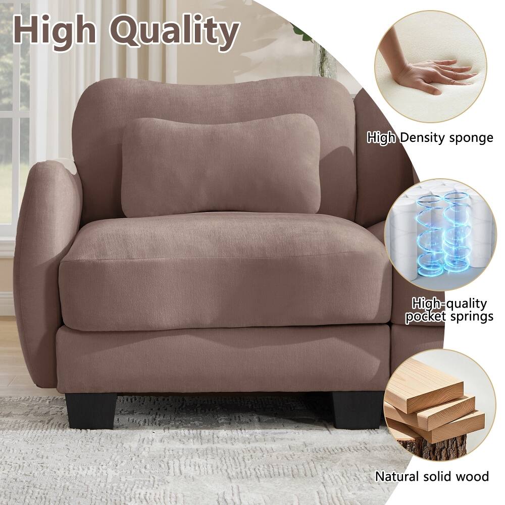 High Quality  
High Density sponge  
High-quality pocket springs  
Natural solid wood