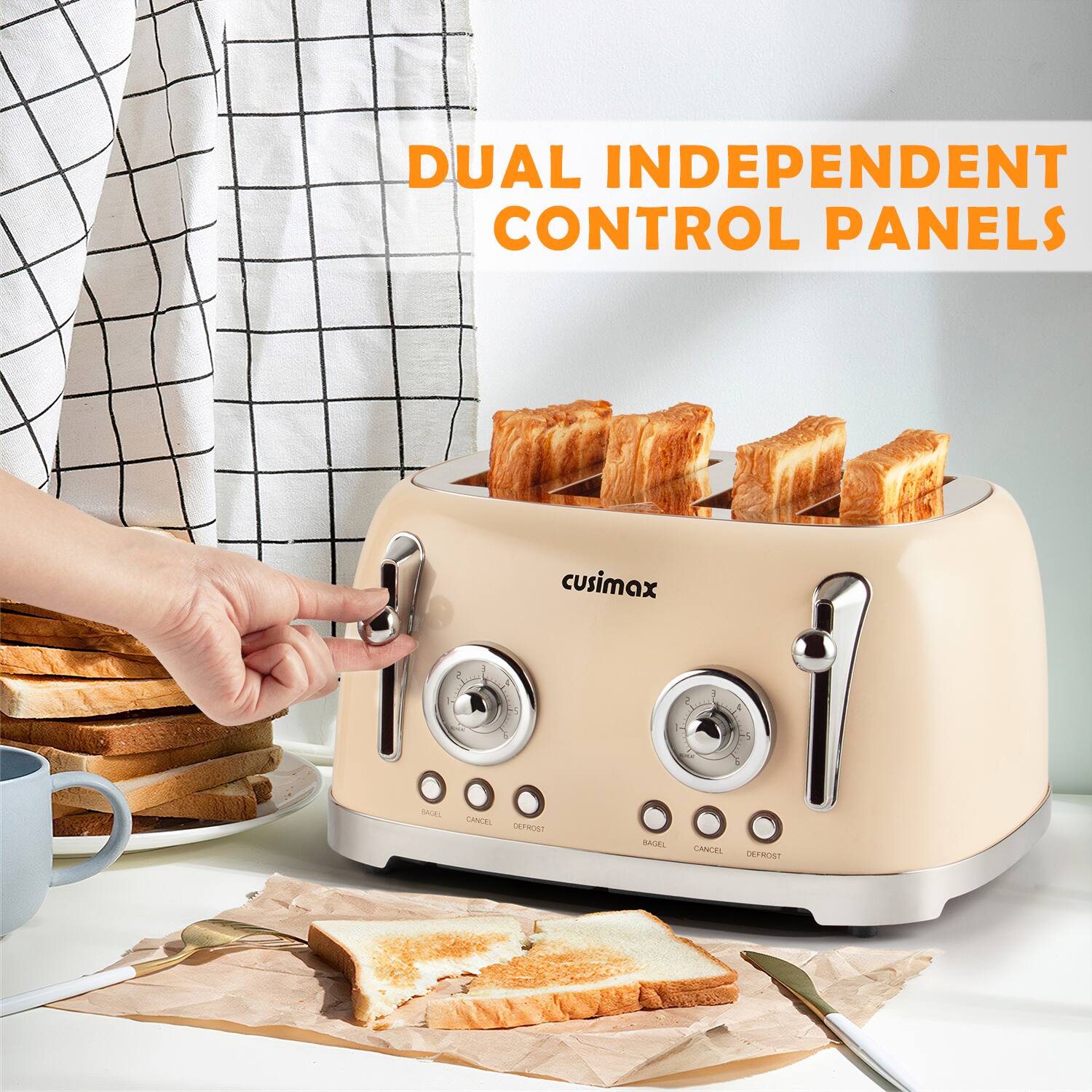 DUAL INDEPENDENT CONTROL PANELS

cusimax