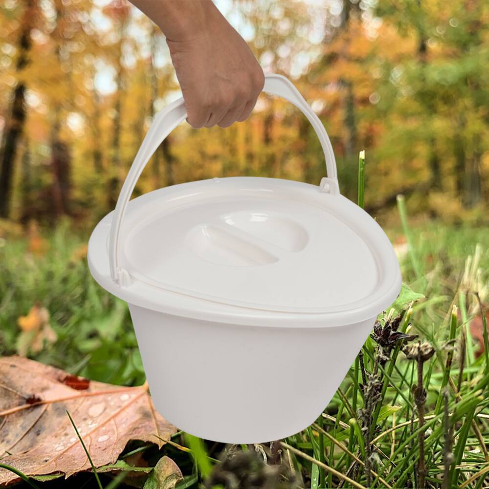 Alt View 8. Winado - 5L Portable Toilet Seat For Camping Toilet Travel Hiking for Outdoor Indoor Potty - Gray.
