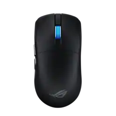 Front. ASUS - ROG Harpe II Ace Ultralight Optical Gaming Mouse with ROG SpeedNova Wireless Technology - Black.