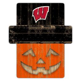 Fan Creations - Wisconsin Badgers 12" x 12" Jack-O-Lantern Display - Orange